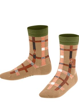 FALKE Beaver Check Kinder Socken
