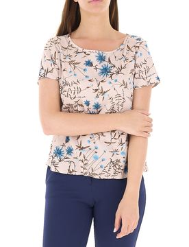 Blusa in satin CHAMPAGNE XL