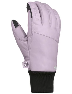 Gants en cuir et en laine - SGlove Leather Rose en Laine - Taille L - Snowlife - FashionsVida