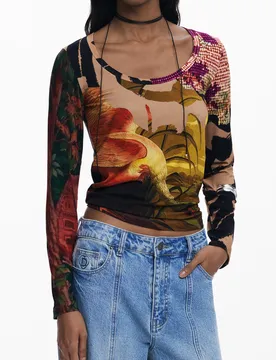Damen T-SHIRT Braun 25WWTK38_MA3035