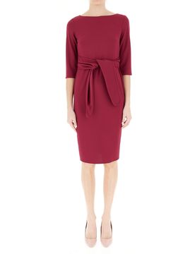 Abito con cintura BORDEAUX XL