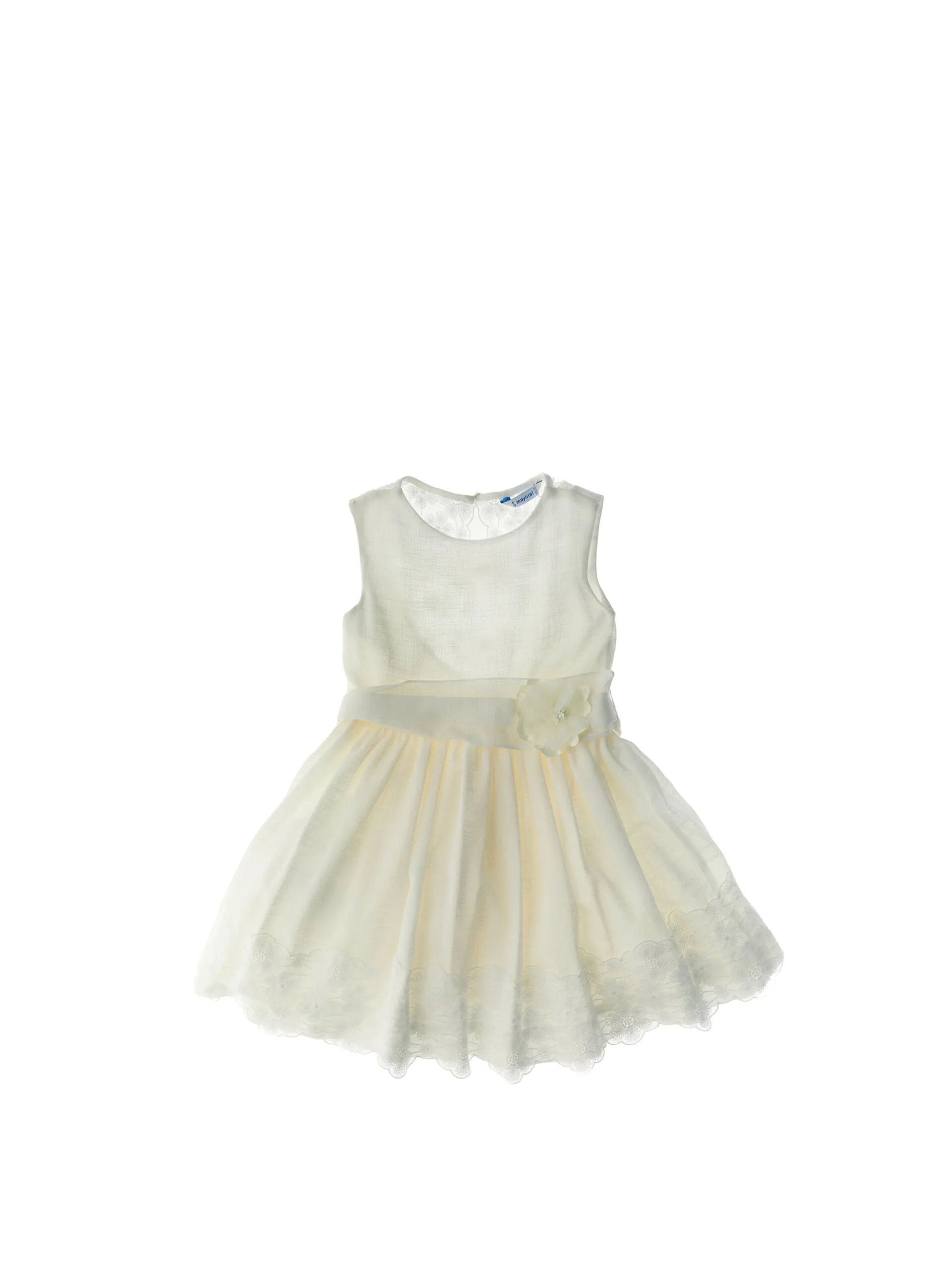 MAYORAL Abito smanicato PANNA 5A - Mayoral - FashionsVida