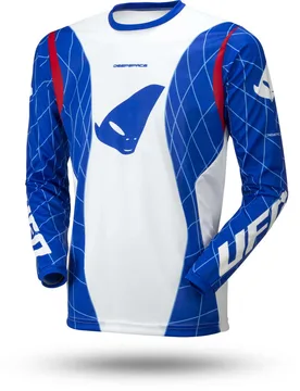 Maglia Moto Cross Enduro Deep Space Bianco Blu taglia S - UFO - FashionsVida