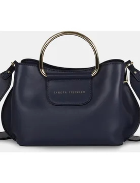 Bolso de mano con bandolera en piel - Sandra Freckled - FashionsVida