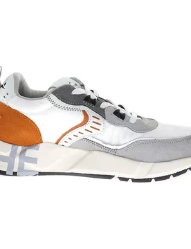 Sneaker Club01 Silky Grey / Dark Orange / White EU 46 - Voile Blanche - FashionsVida