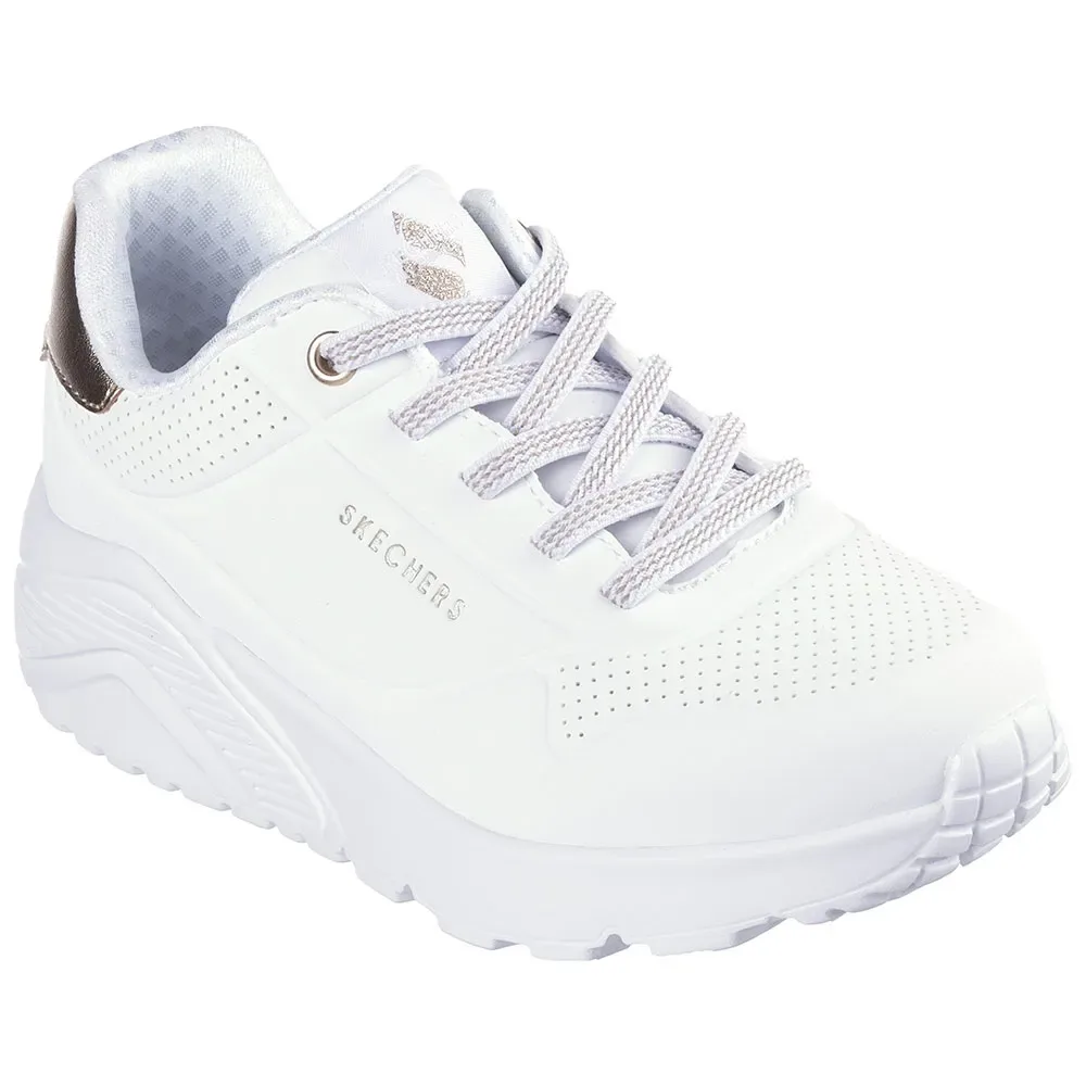 Sneaker Uno Lite Metallic Mode White Synthetic / Trim EU 27 1/2 - Skechers - FashionsVida