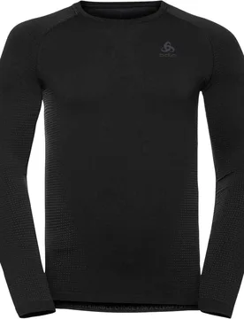 Technische Unterwäsche – Herren – Crew Neck Performance Warm BL Top Crew Neck LS Performance Warm Eco M Black/Graphite Grey für - Odlo - FashionsVida