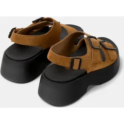 Sandalias de plataforma de mujer Tasha de piel