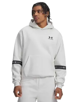 Sweat à Capuche Icon Fleece Taped White / Black M