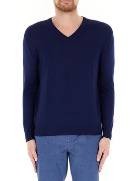 MALO Maglione in lana BLU NAVY 52