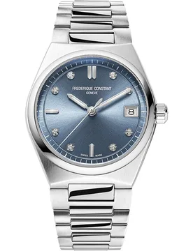 Reloj de mujer highlife fc-240lnd2nh26b cuarzo ladies cuarzo esfera azul claro caja de acero - Frederique Constant - FashionsVida
