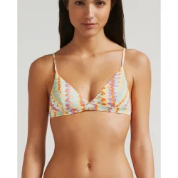 Top de bikini de triángulo Sporty Freedom con foams extraíbles y tirantes regulables