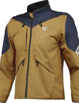 Giacca Moto Cross Enduro Jacket Terrain Marrone Blu taglia S