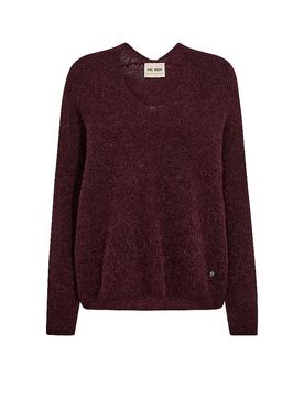 Pullover MMTHORAV rojo oscuro M