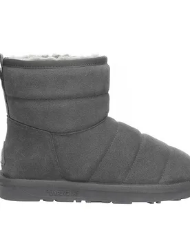 Women's Real Sheepskin Thornbill Mini Boots with TPR Sole in Grey Size: 6 - Grey - Size: 6 - EverAu Australia - FashionsVida