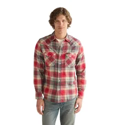 Chemise à Manches Longues Western Chili Pepper M
