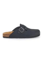 Ciabatte sabot Nere Sottopiede In Vera Pelle S31U384 42