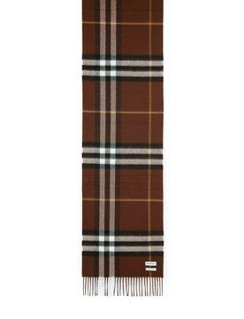 Mu Giant Brown Cashmere Scarf