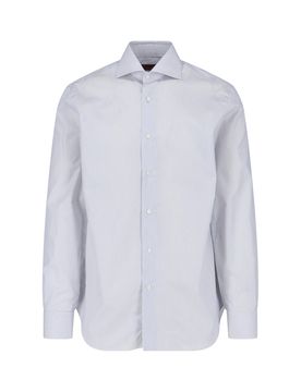 Light & Natural 100% Cotton Button-Down Shirt