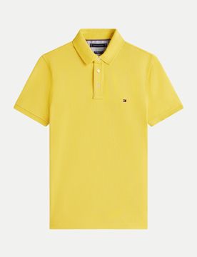 Slim-Fit Poloshirt 1985 Gelb S