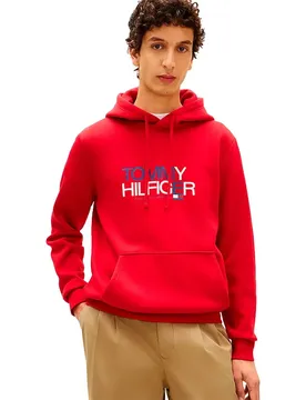 Sweat à Capuche Brand Love Big Text Medium Red S