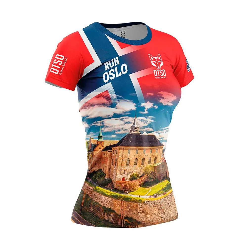 Maglietta A Maniche Corte Oslo 202 Multicolour L - OTSO - FashionsVida