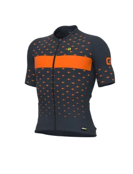 Maglia ciclismo PR-R STARS grigio-arancio - ALE' - FashionsVida