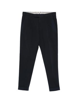 Pleated Rebel-Fit Trousers with Side and Back Pockets