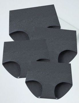 Piezas de bragas triangulares sin costuras de cintura alta de algodón para mujer, ropa interior transpirable
