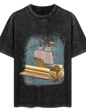Ship ON the Book T-Shirt - Aliexpress - FashionsVida