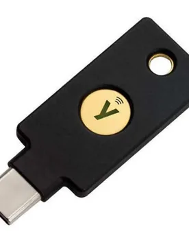 Clé De Sécurité Physique Yubikey 5c Nfc Usb-c Black One Size unisex - Yubico - FashionsVida