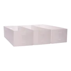 Wäsche-Organizer, 3 Stück transparent