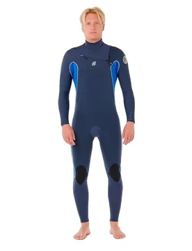 Combinaison En Néoprène à Manches Longues Avec Fermeture éclair Sur La Poitrine Dawn Patrol 3/2 Mm Electric Cobalt MT - Rip curl - FashionsVida