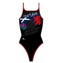 Scotland Swimsuit Black 5XL Women