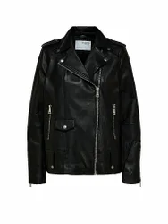 Chaqueta de cuero SLFMADISON negro 40