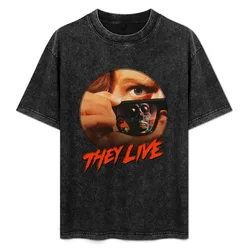They Live Classic T-Shirt Non-Shrink Basic Cotton T-Shirt