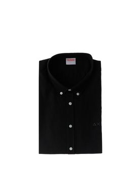 SUN68 Camicia in lino NERO M