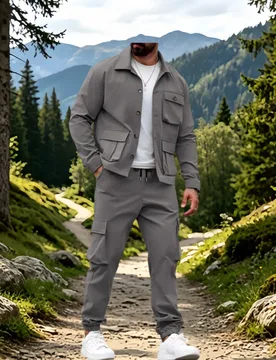 Spring/Summer New Men's Outdoor Camping All-Purpose Set, Featuring Relaxed Multi-Pocket Design with a Retro Style - Aliexpress - FashionsVida