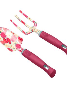 Gartenwerkzeug „Blumenwelt“, 2-teilig rot
