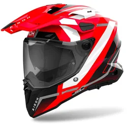 Casco Moto Adventure COMMANDER 2 MAVICK Rosso taglia 3XL
