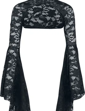 Gothic Bolero - Dark Romance - S - für Damen - Größe S - schwarz - Frauen - female - Gothicana by EMP - FashionsVida
