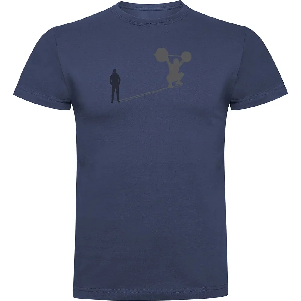 T-shirt à Manches Courtes Shadow Train Denim Blue XL - Kruskis - FashionsVida