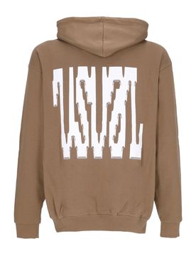 Felpa Cappuccio Uomo Digi Hoodie Brown