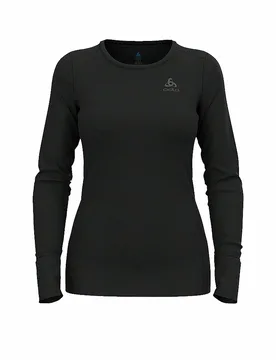 Damen Shirt Merino 200 schwarz L W - Odlo - FashionsVida
