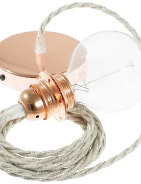 Cables Lampe Suspendue Pendel Pour Abat-jour Tn01 Diy 50 Cm Neutral / Copper One Size - Creative - FashionsVida