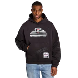 Melo Men Hoodies - Black - Size S - Cotton Fleece - Black - Size: Small