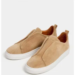 Zapatos slip on de ante vision