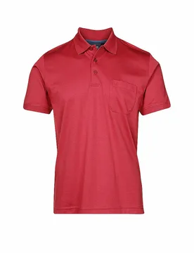 RAGMAN Poloshirt rot M herren - Ragman - FashionsVida