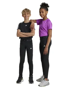 Leggings Techfit Black / Carbon / White 9-10 Anni - Adidas - FashionsVida