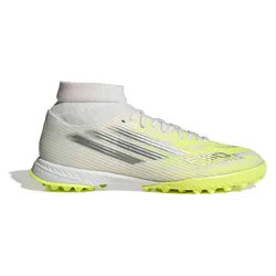 Chaussures De Football F50 Sparkfusion League Mid Cut Tf Ftwr White / Iron Met / Hi-Res Yellow EU 38 2/3
